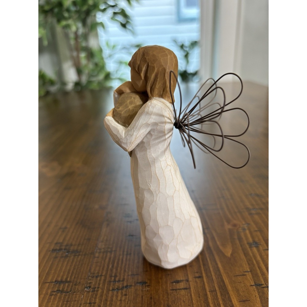 Willow Tree - #26011 Angel of Friendship - New In Box - Angel with Dog - Picture 8 of 16